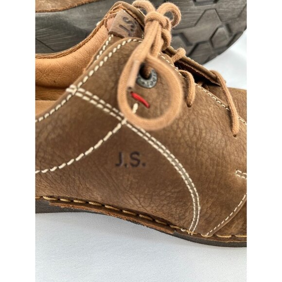 Josef Seibel Women's Fergey 20 Sneaker Size 41 US 10 Brown Suede  Tie Close - Picture 12 of 14
